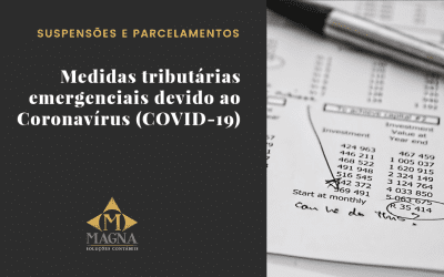 Medidas tributárias emergenciais devido ao Coronavírus (COVID-19)