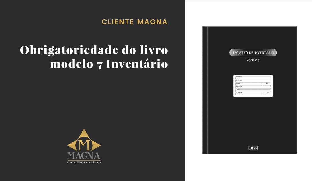 Obrigatoriedade do livro modelo 7 Inventário