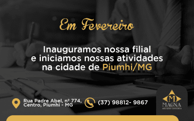 Nova filial em Piumhi
